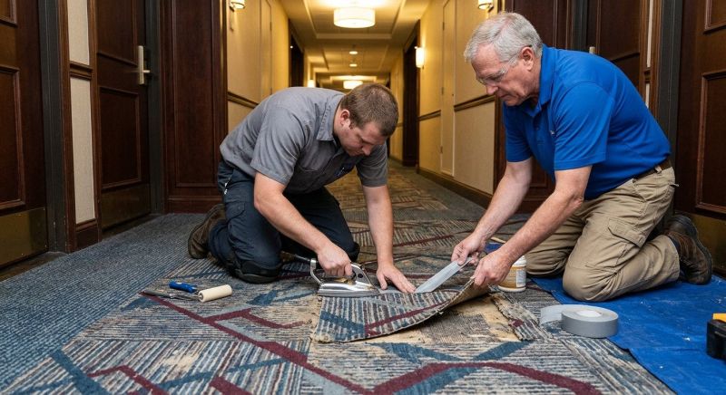 Stair Carpet Repair in Kansas City, KS